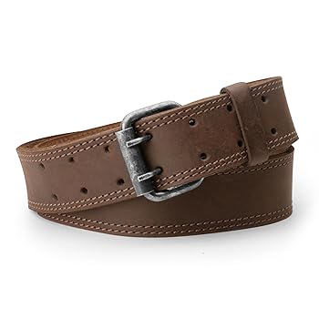 その他 HAMI BELT LEATHER BROWN Hide & Drink, Two Row Stitch Reinforced Leather Belt Rustic